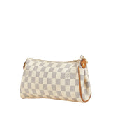 ルイ ヴィトン ダミエ アズール エヴァ チェーン ショルダーバッグ ハンドバッグ 2WAY N55214 ホワイト PVC レザー レディース LOUIS VUITTON 【中古】